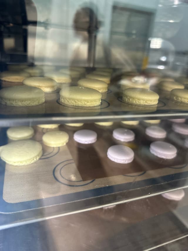Assorted French macarons